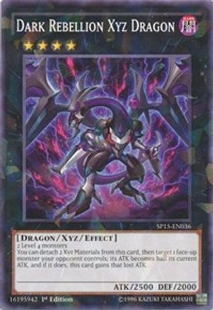 Dark Rebellion Xyz Dragon [SP15-EN036] Shatterfoil Rare - Trinity Hobby