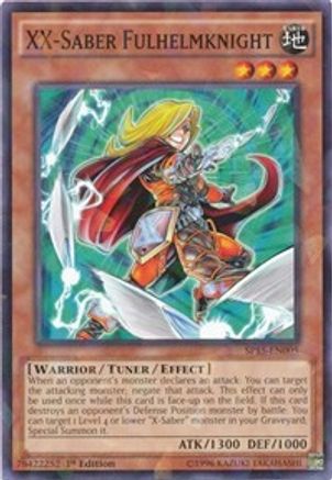 XX-Saber Fulhelmknight [SP15-EN005] Shatterfoil Rare - Trinity Hobby