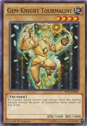 Gem-Knight Tourmaline [SP15-EN001] Common - Trinity Hobby