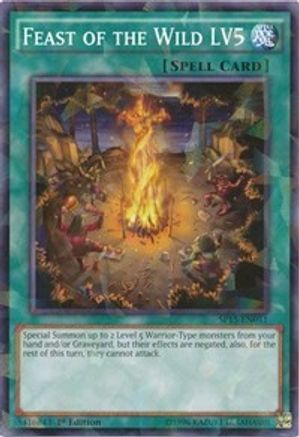 Feast of the Wild LV5 [SP15-EN041] Shatterfoil Rare - Trinity Hobby