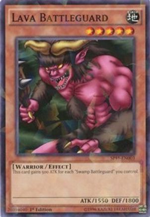 Lava Battleguard [SP15-EN003] Shatterfoil Rare - Trinity Hobby