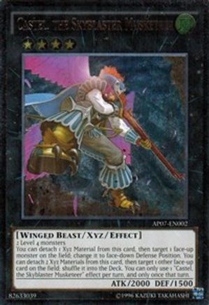 Castel, the Skyblaster Musketeer [AP07-EN002] Ultimate Rare - Trinity Hobby