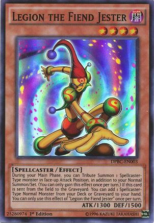Legion the Fiend Jester [DPBC-EN003] Super Rare - Trinity Hobby