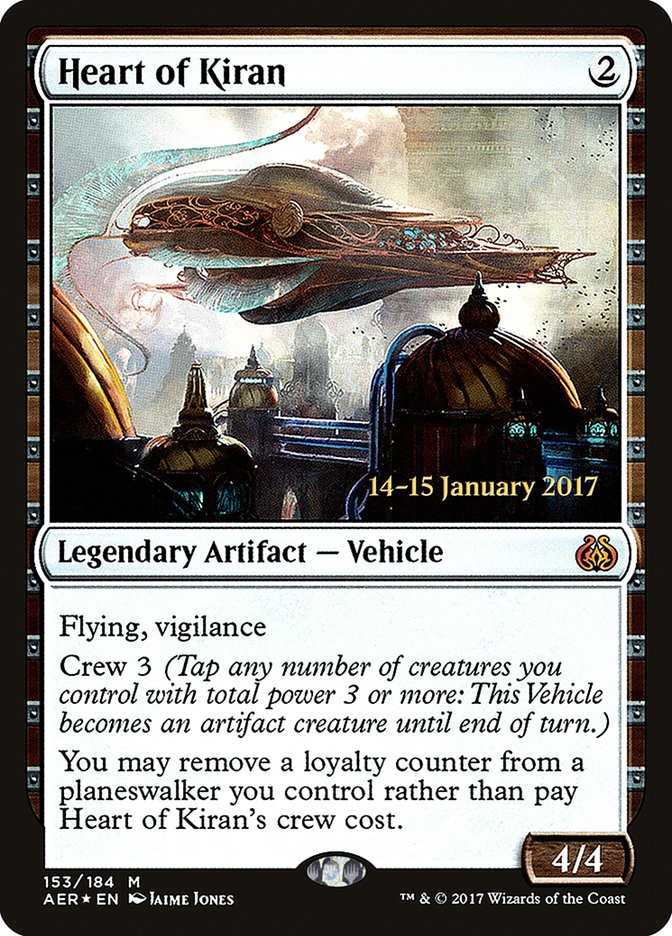 Heart of Kiran [Aether Revolt Prerelease Promos] - Trinity Hobby