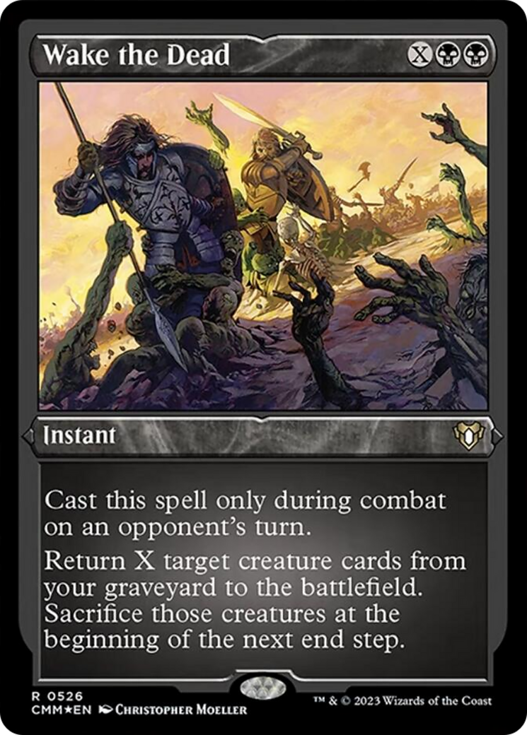 Wake the Dead (Foil Etched) [Commander Masters] - Trinity Hobby