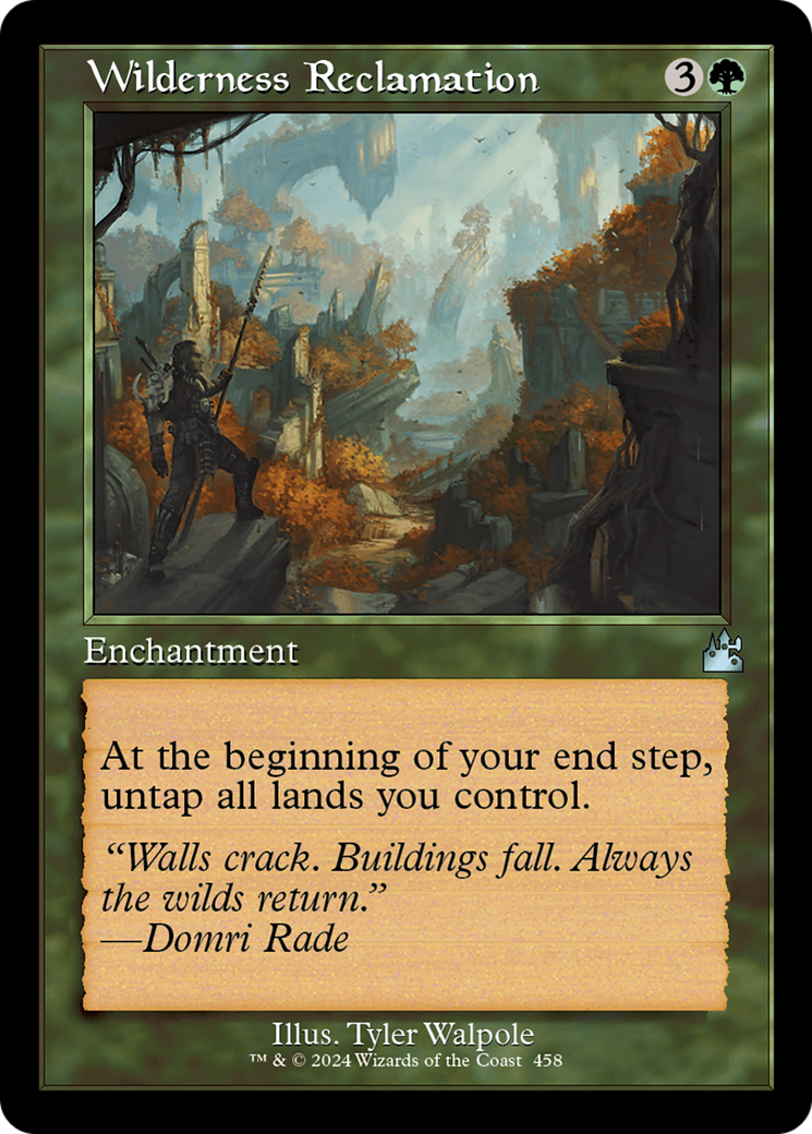 Wilderness Reclamation (Retro Frame) [Ravnica Remastered] - Trinity Hobby