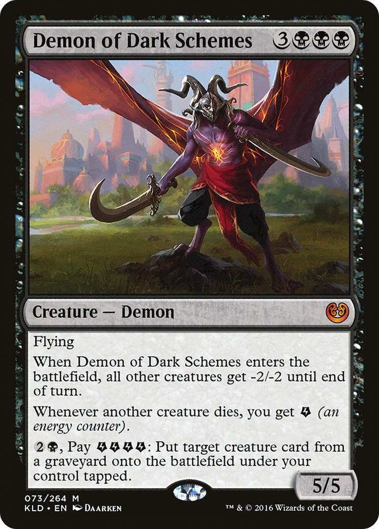 Demon of Dark Schemes [Kaladesh] - Trinity Hobby
