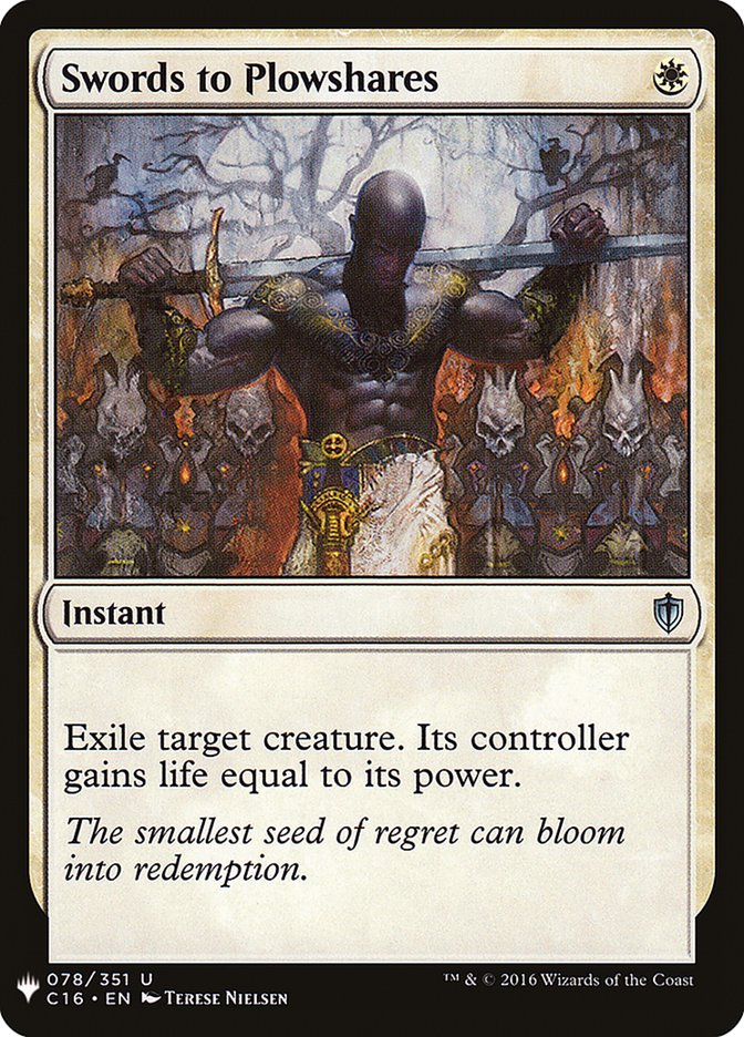 Swords to Plowshares [Mystery Booster] - Trinity Hobby