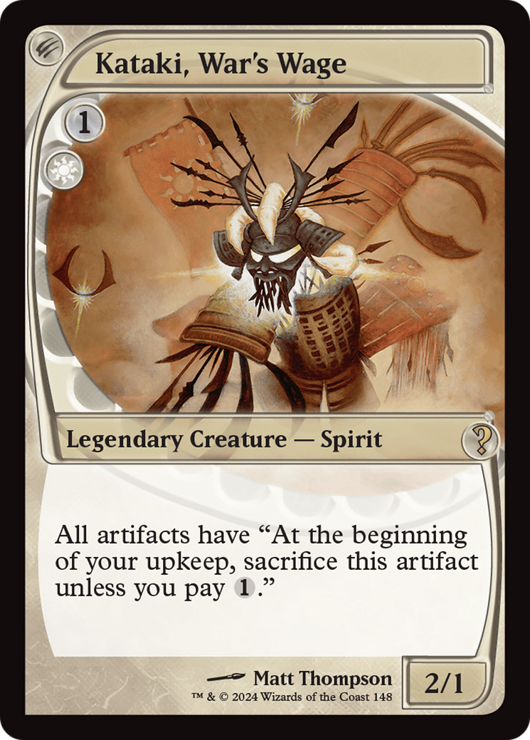 Kataki, War's Wage (Future Sight) [Mystery Booster 2] - Trinity Hobby