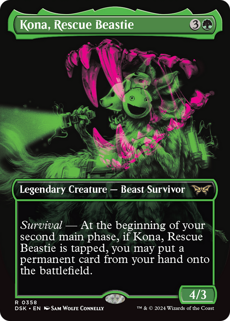 Kona, Rescue Beastie (Showcase) [Duskmourn: House of Horror] - Trinity Hobby
