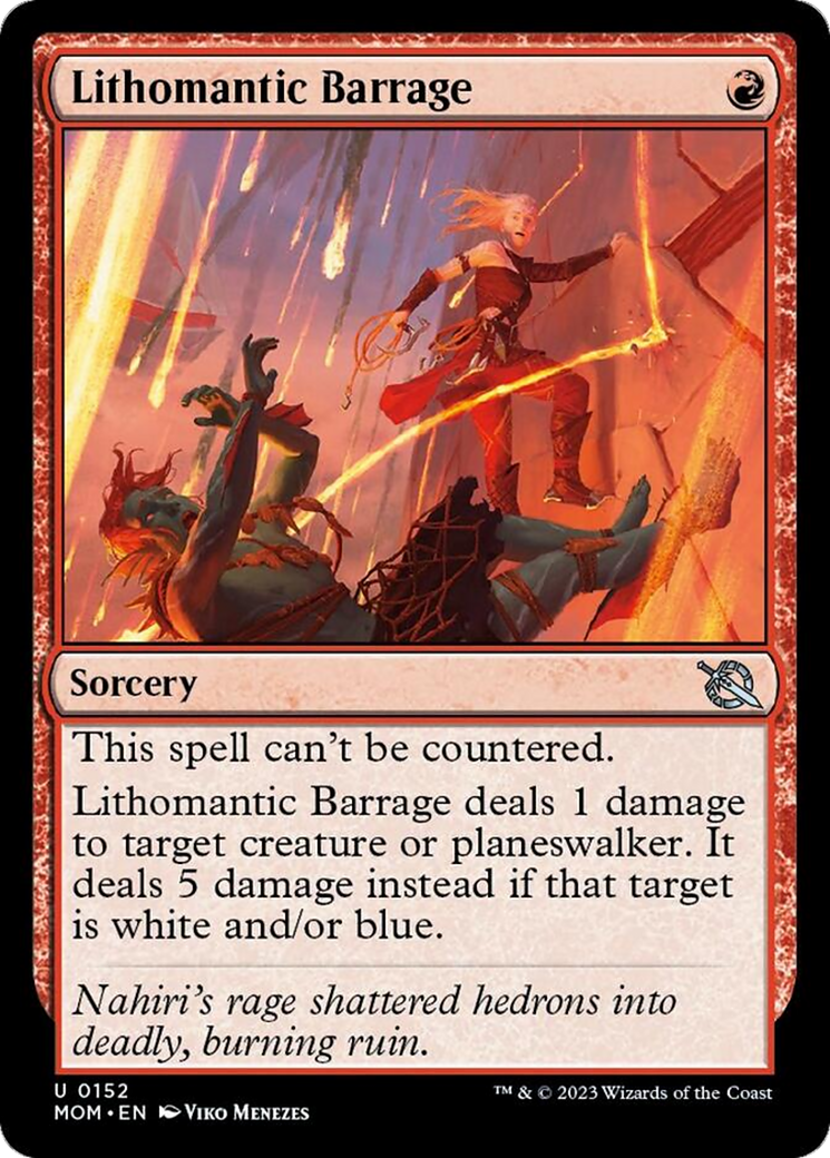 Lithomantic Barrage [March of the Machine] - Trinity Hobby