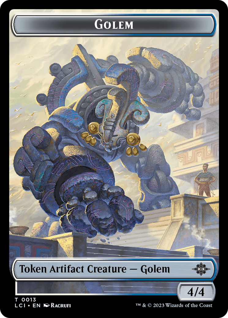 Gnome // Golem Double-Sided Token [The Lost Caverns of Ixalan Tokens] - Trinity Hobby