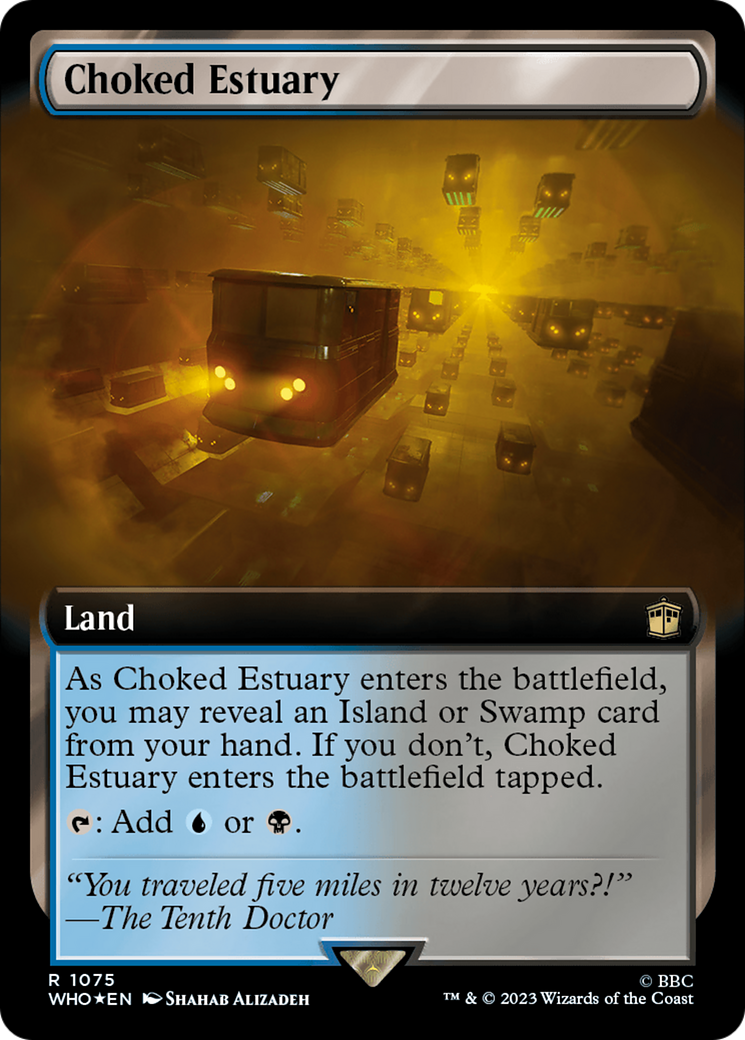 Choked Estuary (Extended Art) (Surge Foil) [Doctor Who] - Trinity Hobby