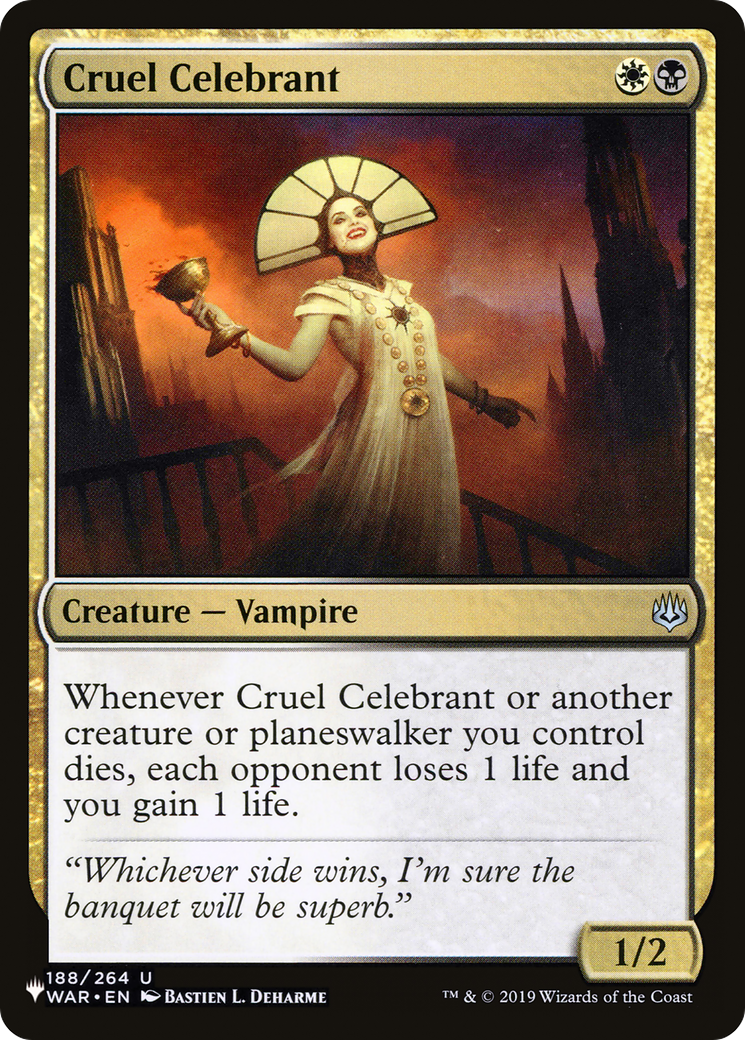 Cruel Celebrant [The List] - Trinity Hobby