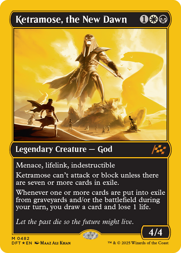 Ketramose, the New Dawn (First-Place Foil) [Aetherdrift] - Trinity Hobby