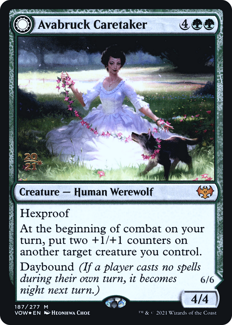 Avabruck Caretaker // Hollowhenge Huntmaster [Innistrad: Crimson Vow Prerelease Promos] - Trinity Hobby