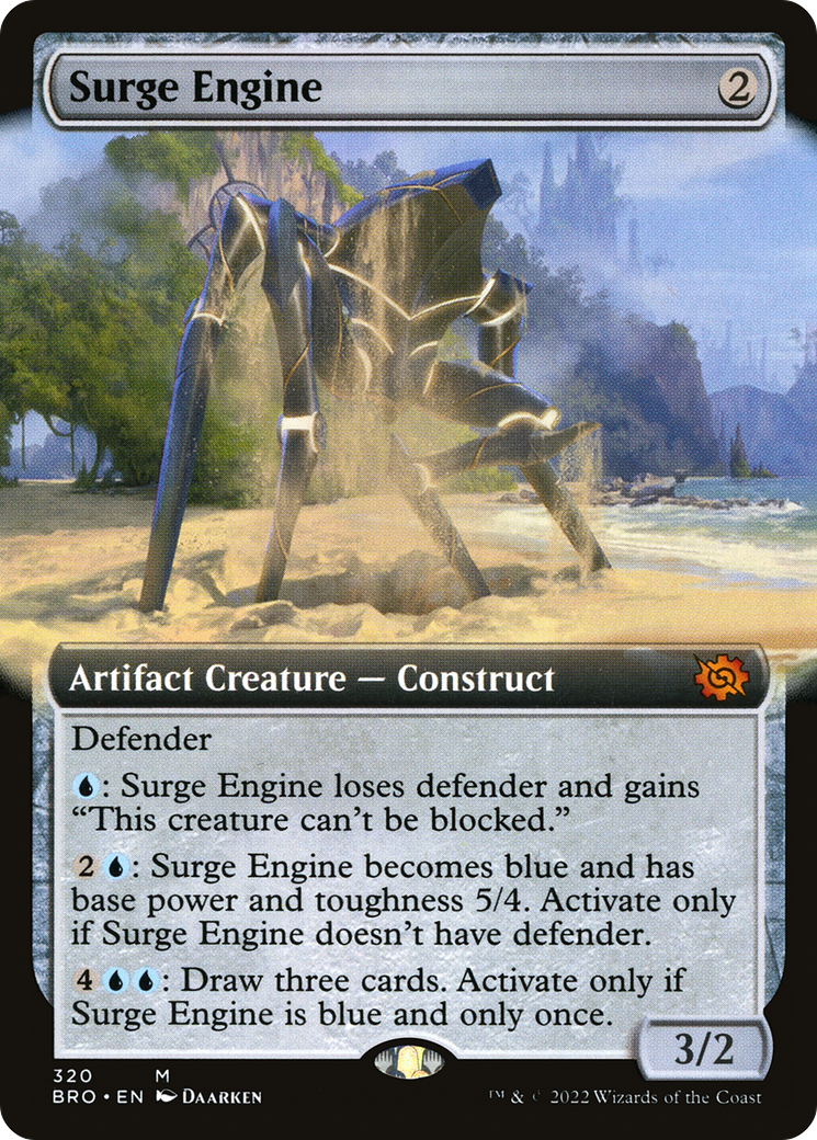 Surge Engine (Extended Art) [The Brothers' War] - Trinity Hobby