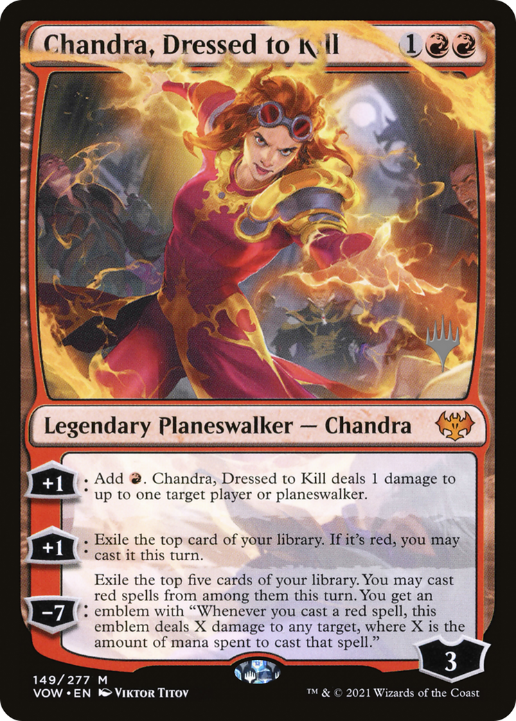 Chandra, Dressed to Kill (Promo Pack) [Innistrad: Crimson Vow Promos] - Trinity Hobby