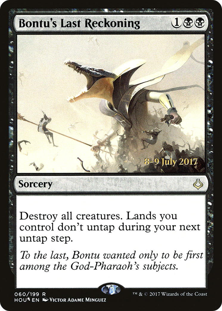 Bontu's Last Reckoning [Hour of Devastation Prerelease Promos] - Trinity Hobby