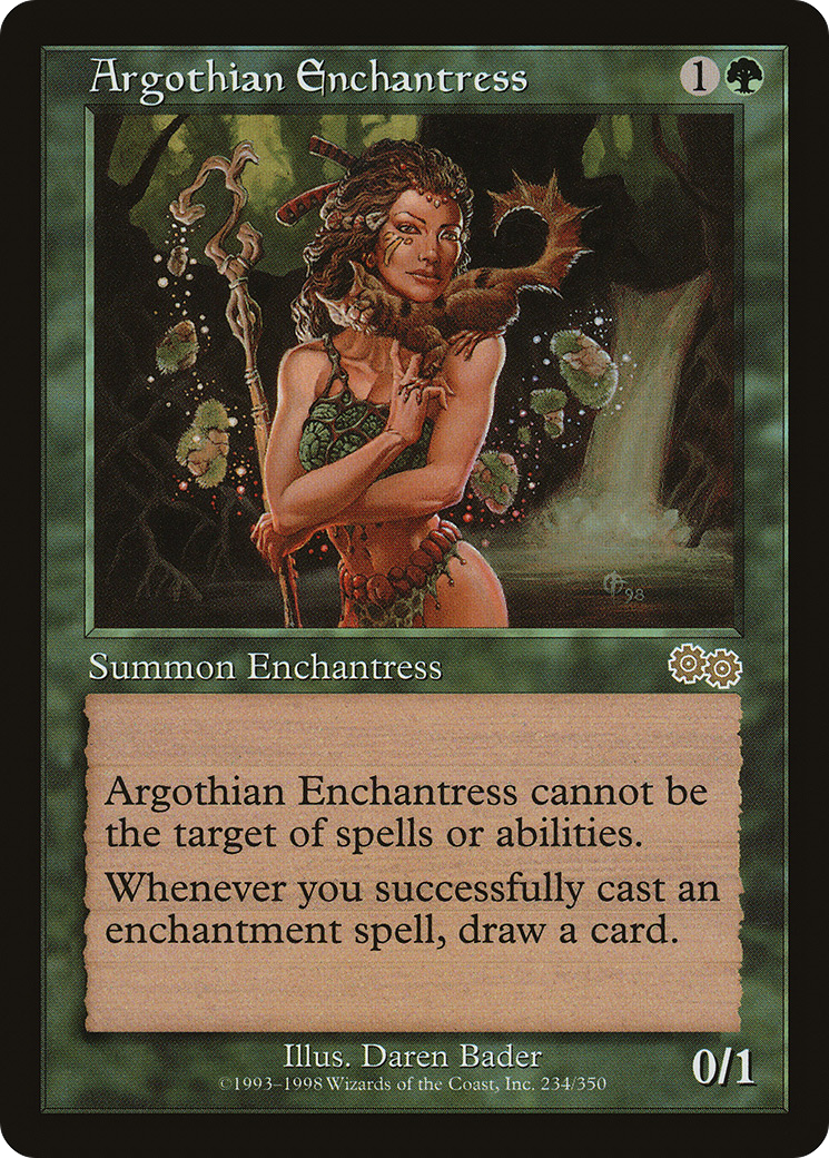 Argothian Enchantress [Urza's Saga] - Trinity Hobby