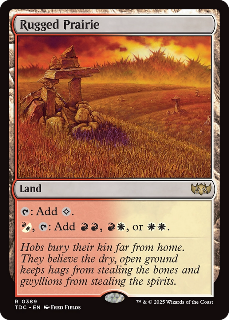 Rugged Prairie [Tarkir: Dragonstorm Commander] - Trinity Hobby
