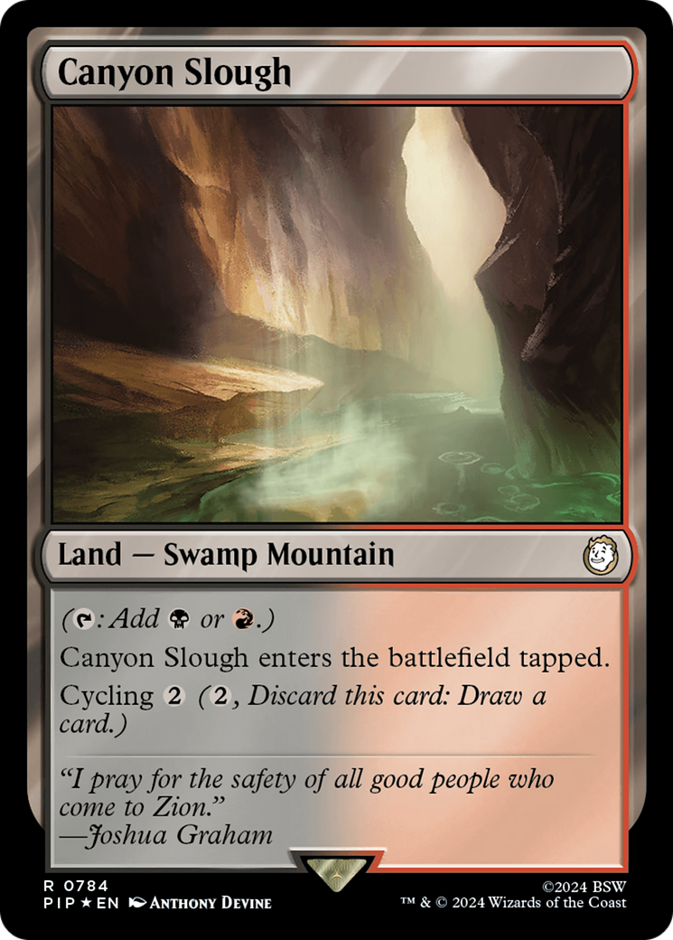 Canyon Slough (Surge Foil) [Fallout] - Trinity Hobby