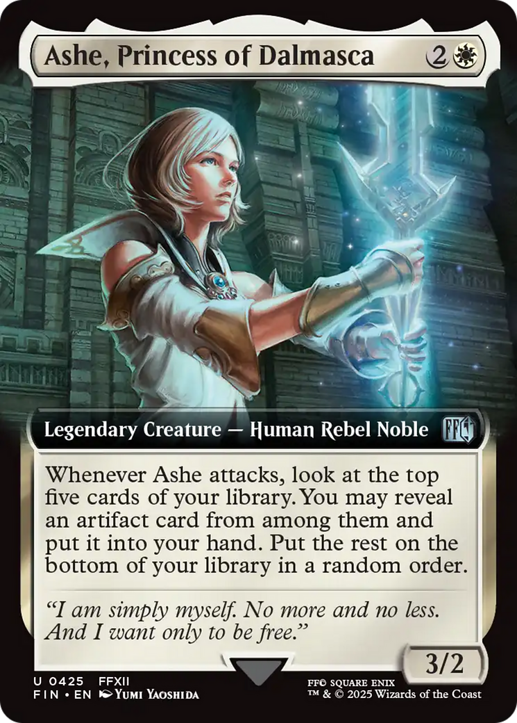 Ashe, Princess of Dalmasca  [Foil]  (FIN-425) - [FINAL FANTASY]: (Extended Art) - Trinity Hobby