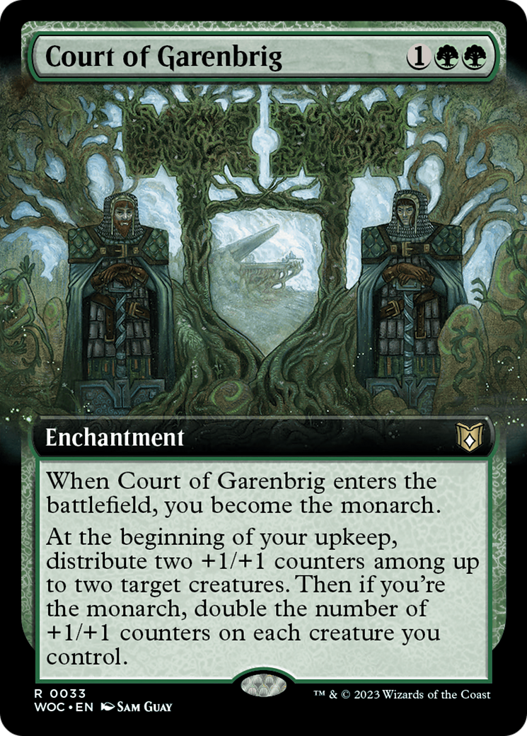 Court of Garenbrig (Extended Art) [Wilds of Eldraine Commander] - Trinity Hobby
