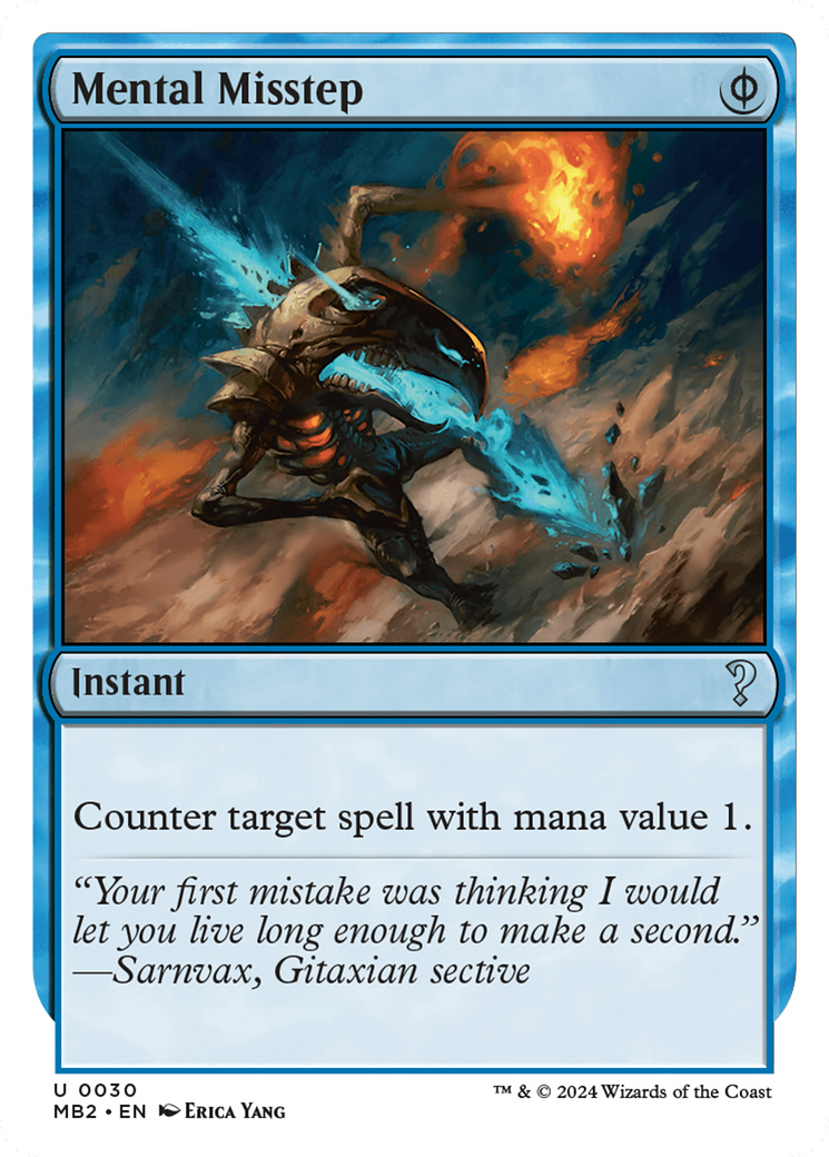 Mental Misstep (White Border) [Mystery Booster 2] - Trinity Hobby