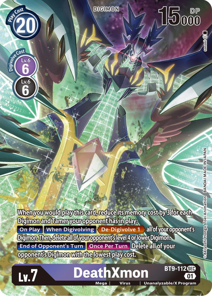 Selling DeathXmon (Alternate Art) - BT9-112