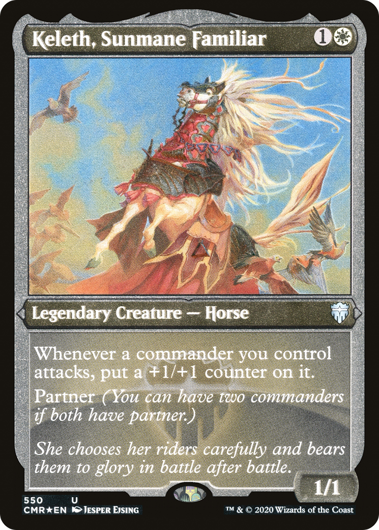 Keleth, Sunmane Familiar (CMR-550) - [Commander Legends] Foil - Trinity Hobby