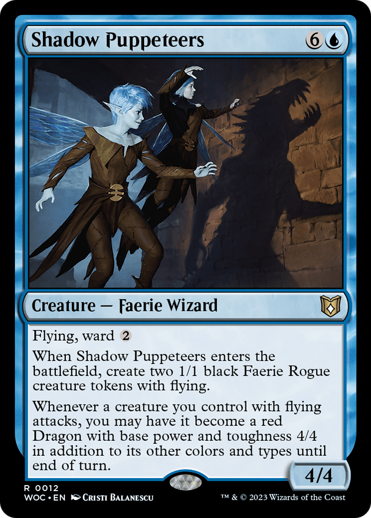 Shadow Puppeteers [Wilds of Eldraine Commander] - Trinity Hobby