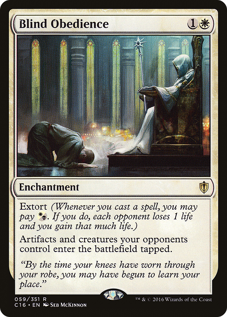Blind Obedience [Commander 2016] - Trinity Hobby
