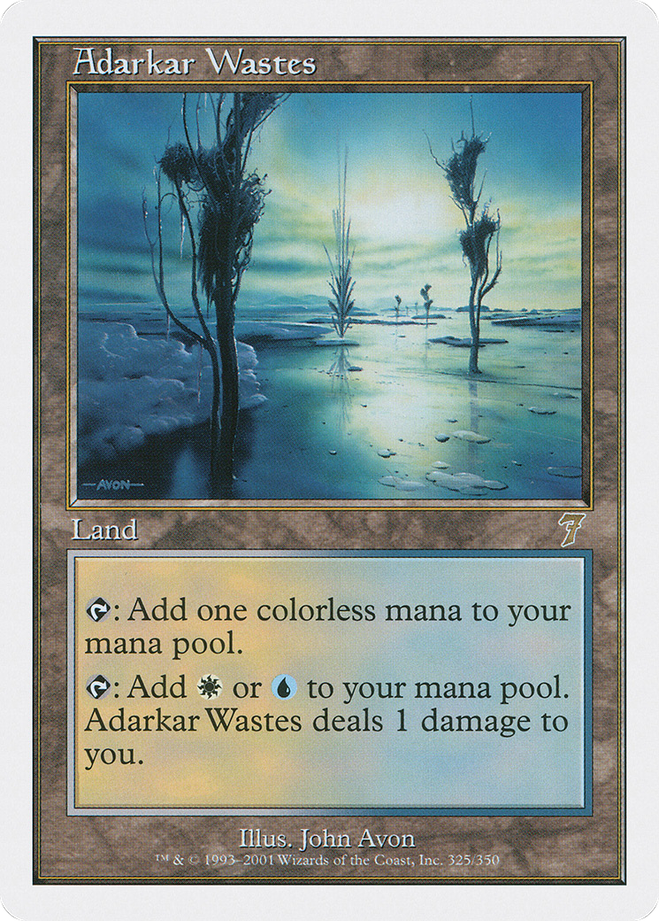 Adarkar Wastes [Seventh Edition] - Trinity Hobby