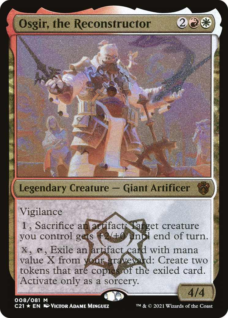 Osgir, the Reconstructor (C21-008) - [Commander 2021 Display Commanders] Foil - Trinity Hobby