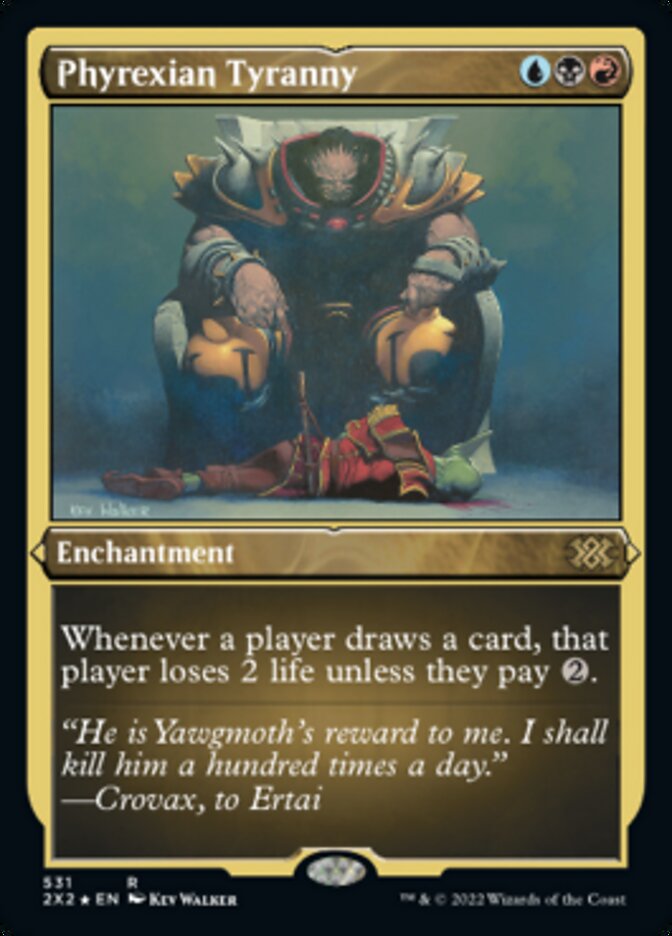 Phyrexian Tyranny (Foil Etched) [Double Masters 2022] - Trinity Hobby