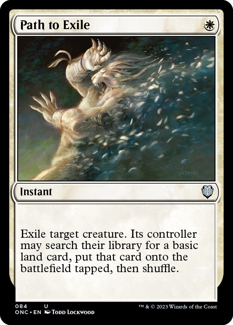Path to Exile [Phyrexia: All Will Be One Commander] - Trinity Hobby