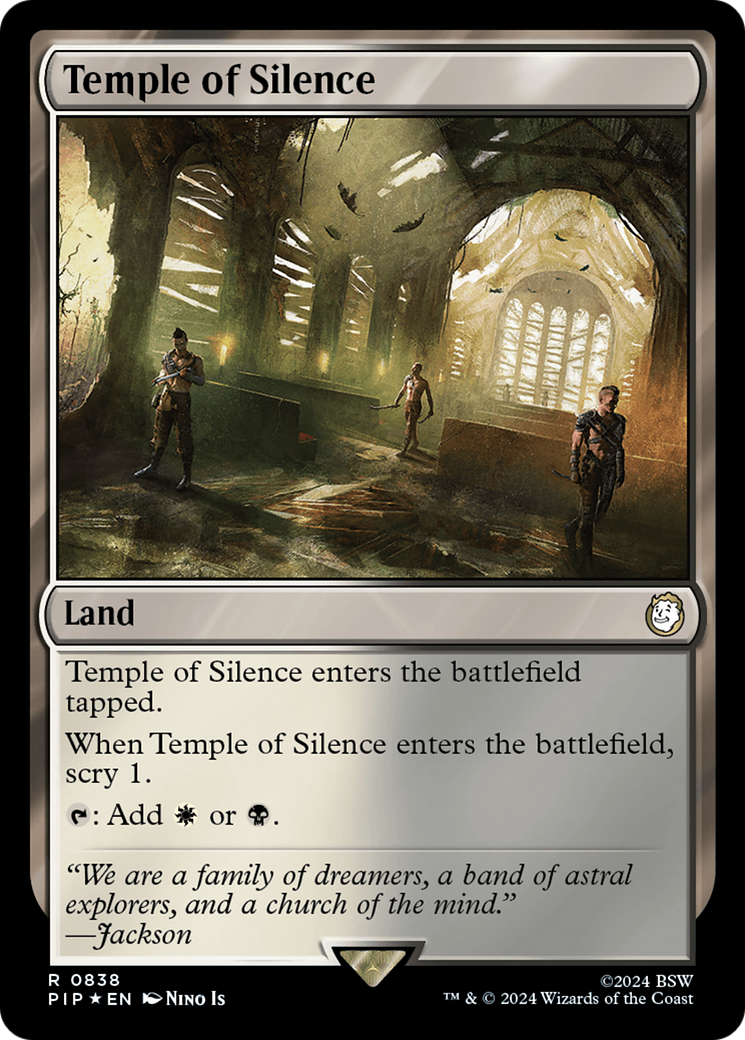 Temple of Silence (Surge Foil) [Fallout] - Trinity Hobby