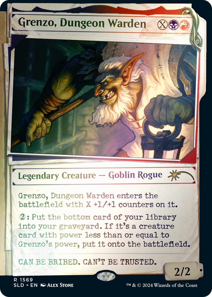 Grenzo, Dungeon Warden (Rainbow Foil) [Secret Lair Drop Series] - Trinity Hobby