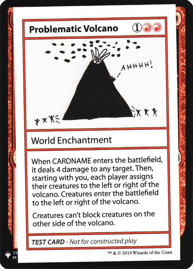 Problematic Volcano [Mystery Booster Playtest Cards] - Trinity Hobby