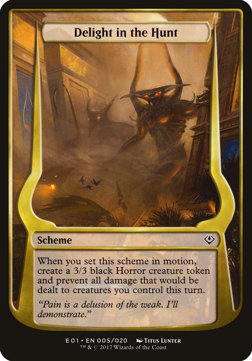 Delight in the Hunt (Schemes) [Archenemy: Nicol Bolas Schemes] - Trinity Hobby
