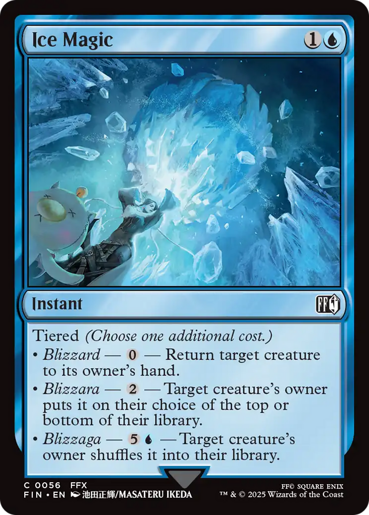 Ice Magic  (FIN-056) - [FINAL FANTASY]