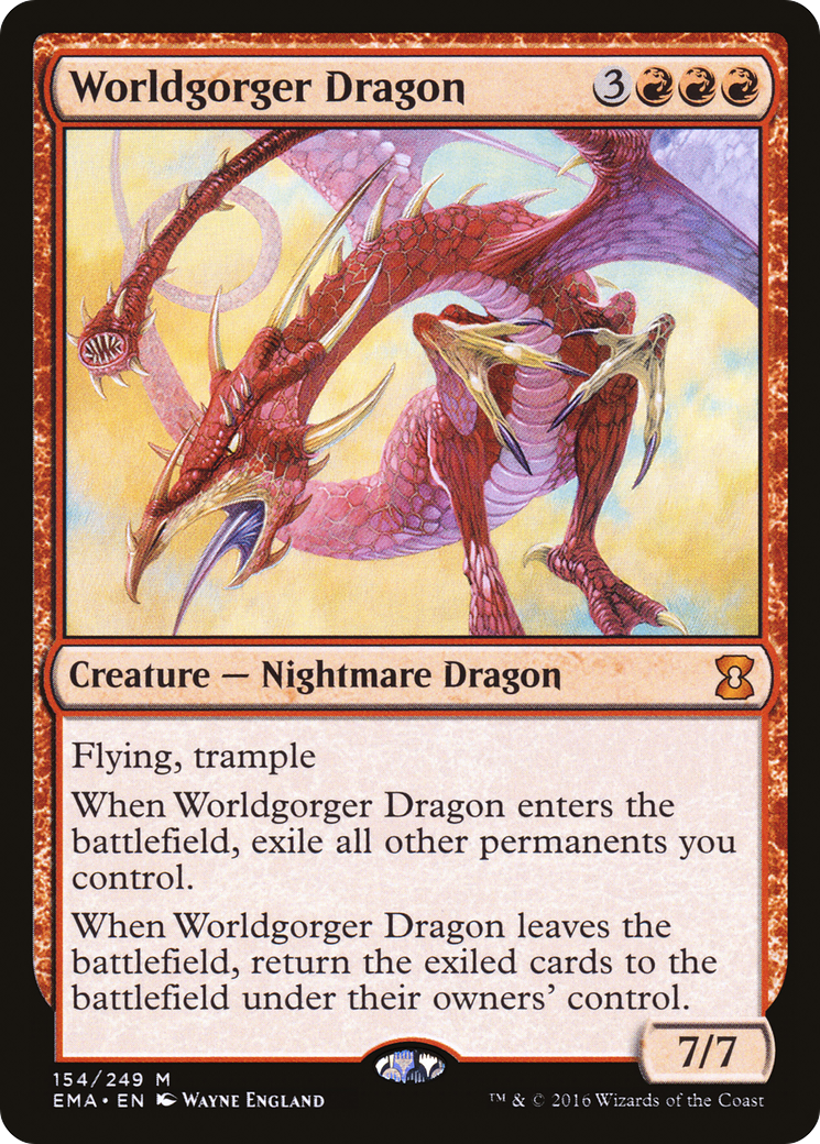 Worldgorger Dragon [Eternal Masters] - Trinity Hobby