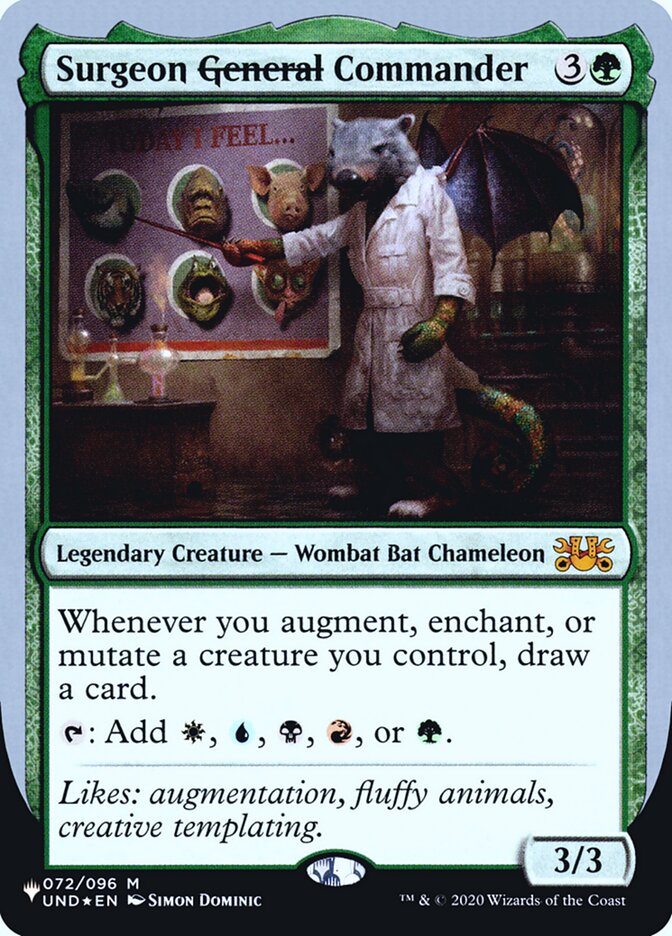 Surgeon General Commander (Unfinity Foil Edition) [The List] - Trinity Hobby