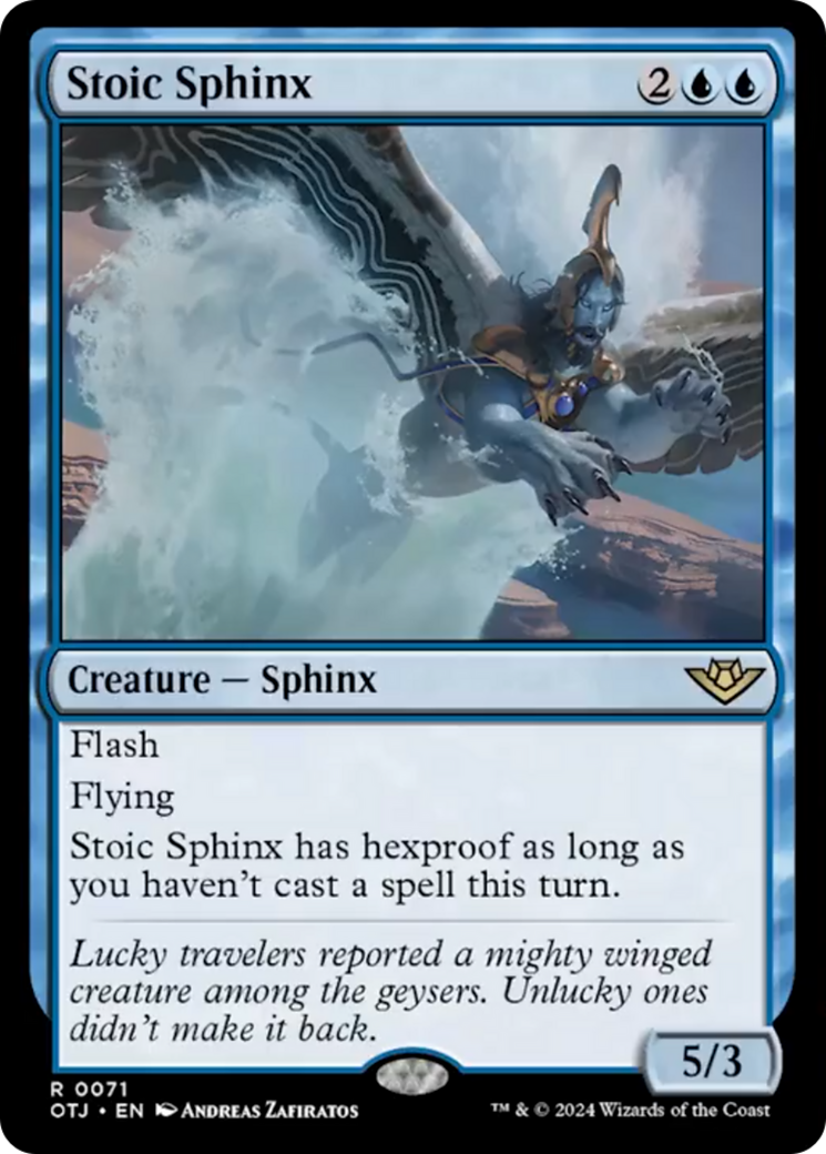 Stoic Sphinx [Outlaws of Thunder Junction] - Trinity Hobby