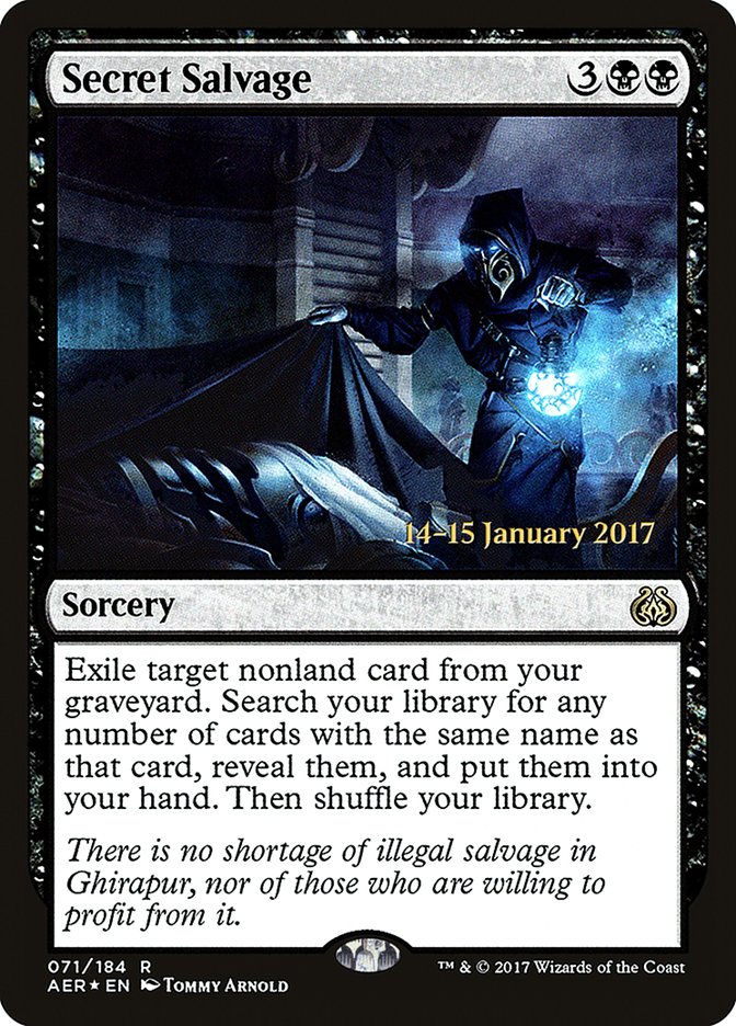 Secret Salvage [Aether Revolt Prerelease Promos] - Trinity Hobby