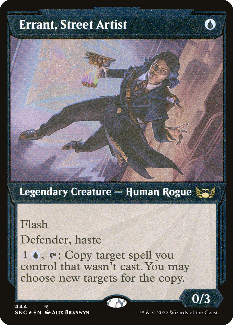 Errant, Street Artist (SNC-444) - [Streets of New Capenna]: (Showcase) Foil - Trinity Hobby