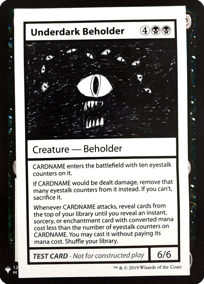 Underdark Beholder [Mystery Booster Playtest Cards] - Trinity Hobby