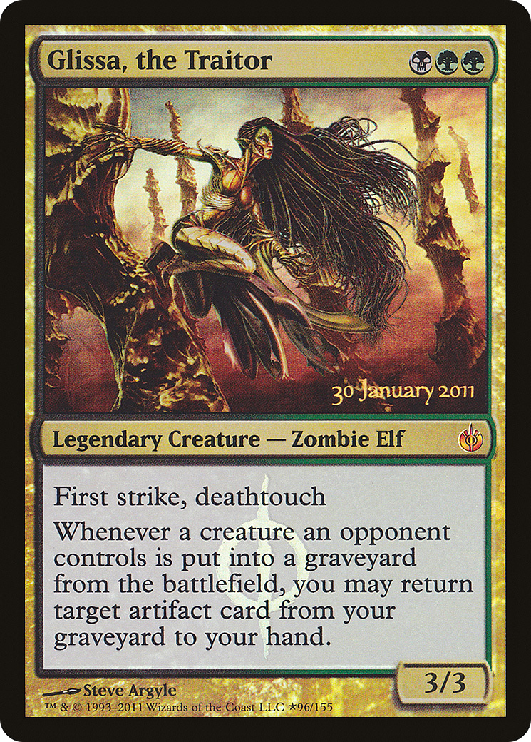 Glissa, the Traitor [Mirrodin Besieged Prerelease Promos] - Trinity Hobby