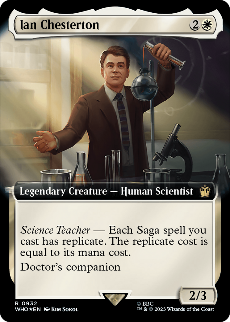 Ian Chesterton (Extended Art) (Surge Foil) [Doctor Who] - Trinity Hobby